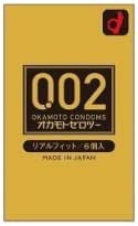 コンドーム – 【オカモト】 ゼロツー リアルフィット ６個入×5