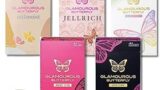 コンドーム グラマラスバタフライ 5箱セット ホット モイスト 0.03 モイスト ジェルリッチ メルティ ジェク…