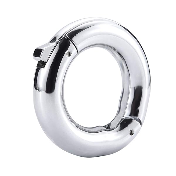 コックリング ペニスリング 金属 5種類のサイズが調整可能 歯車付きのペにスリング 男性用 アダルトグッズ(S)