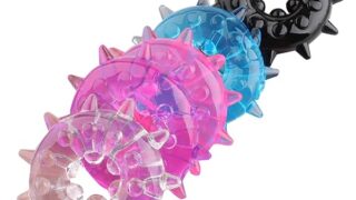 コックリング シリコン製 5点セット ペニスリング 男性用 イボ付き アダルトグッズ 防水 高弾力 締め付け感 リング