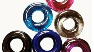 ペニスリング コックリング リング 高弾力 拘束 締め付け感 大人のおもちゃ 男性用品 男性用 6点セット