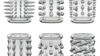 6 ピースシリコーンペニスコンドームセットペニスリングシリコーンペニスリングメンズペニスリング弾性ペニスリング大人…