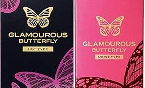 コンドーム グラマラスバタフライ ホット＆モイスト 6個入り 2箱セット オリジナルポケットティッシュ付き お試しセット