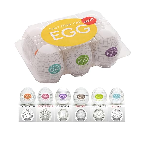 ホール – テンガ エッグ バラエティパック 6個入り サイズフリー 男女兼用