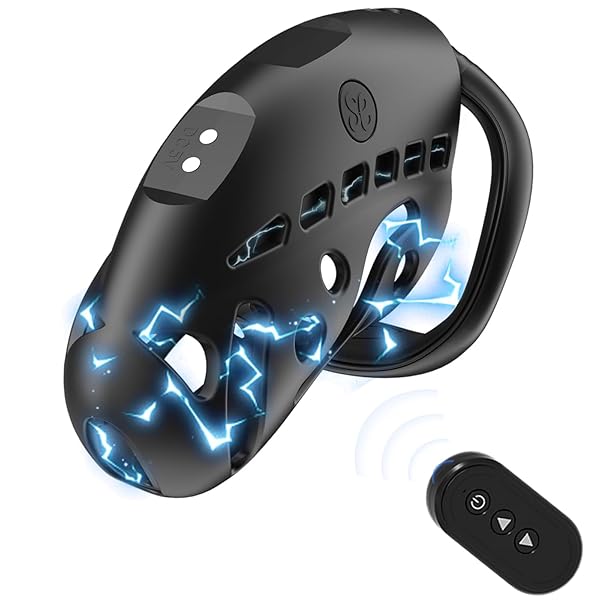 電気ショック貞操ケージ 6段階強度 男性用貞操帯 3サイズリング 見えないロック 大人のグッズ リモコンペニス拘束…