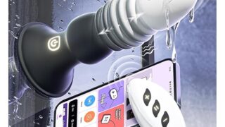 ディルド – アナルバイブ アナル開発 エネマグラ あだるとグッズ 男性用【7種振動モード+7種アナルピストン+アプリ遠隔操作】…