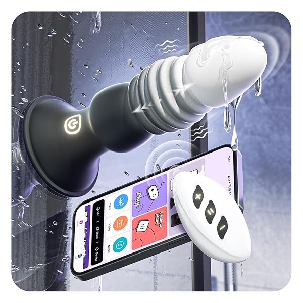 ディルド – アナルバイブ アナル開発 エネマグラ あだるとグッズ 男性用【7種振動モード+7種アナルピストン+アプリ遠隔操作】…