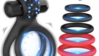 コックリング ペニス【7点セット+ダブルリング+集中激震＋イボ付き＋伸縮性＆装着感＋男女兼用】あだるとグッズ 男性…