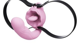 バイブ ピストンバイブ 電動ディルド 内外同時刺激【9種伸縮9種舌舐め9種振動固定バンードAPP操作42℃加温】 …