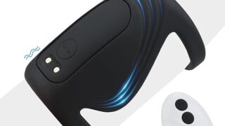 電動振動ペニスリング 9種の振動モード リモコン制御 亀頭責め 射精バイブ 亀頭オナニー 男女兼用 締め付け感 ア…