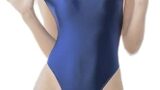 コスプレ – [AESCO] スクール水着 Tバッグ 伸縮性優れ着脱スムーズ 肌触り良い 可愛くて超sexy＆光沢ハイレグ レオ…