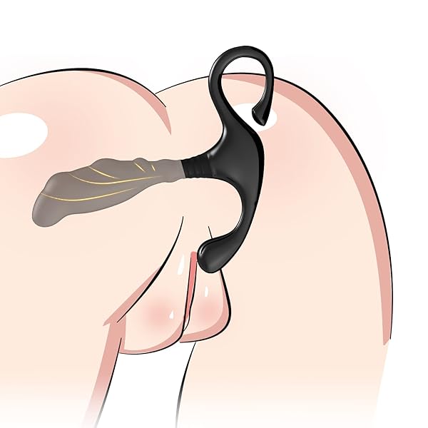 ディルド – AiFox アナルプラグ ドルフィン ブラック 男性用 初心者向け アナルプラグ 非電動 ドライオーガズム専用