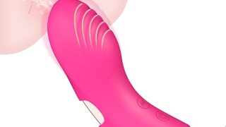 AiFox バイブ 潮吹きバイブ 新技術指型ローター クリトリス 潮吹きローター クリ責め クリ刺激 10種振動モ…