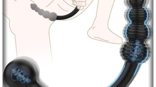 AiFox アナルバイブ 双頭ディルド アナルビーズ 前立腺【双頭x5連珠X10種激震x2つ強力モーター＝同時責め…