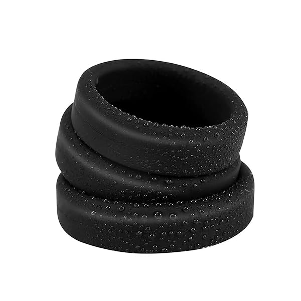 Alip コックリング シリコン製 3点セット ペニスリング 男性用オナニーグッズ アダルトグッズ 防水 高弾力 …