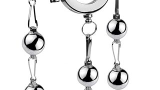 Alipコックリング ペニス 金属ボールストレッチャー金/玉 責めペニスリングcock ringペニス リング ペ…