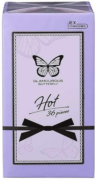 コンドーム – 【Amazon.co.jp限定】 マナマナ グラマラスバタフライ ホット 36個入【女性にやさしいたっぷりゼリー付…