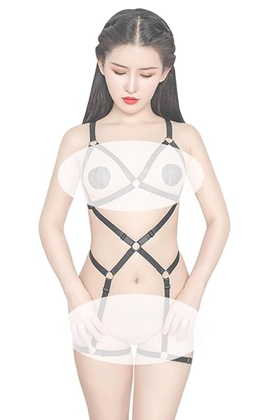 [Aokeea] ボンテージ SM コスプレ セクシー ハードコア 過激 オープンカップ ベルト ひもパンティー …