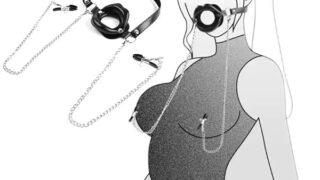 Amazon – BAOQISHAN smグッズ sm 拘束具 口枷 乳首 クリップ 乳首チェーンアイマスク付き口枷セット 固定用リ…