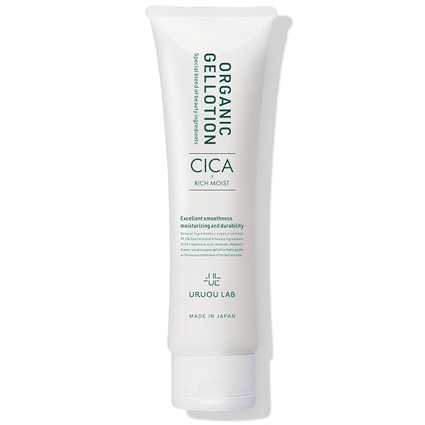 日本製 CICA×リッチモイスト/潤滑ゼリー ウルオウラボ オーガニックジェルローション100g 潤滑剤 潤滑剤ゼ…