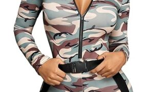 コスプレ – Donnalla ポリス ユニフォーム ロンパース 女性用 – 3ピース セクシー ハロウィン 警官 コスチューム…