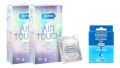Durex デュレックス コンドーム エアタッチ たっぷりゼリー 10個入 2箱 ラテックス製 こんどーむ + 試…