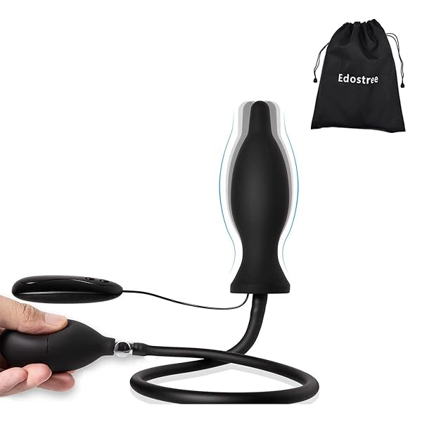 ディルド – Edostree アナルプラグ アナル拡張器具 アナル拡張ポンプ アナル開発 エアーポンプ式膨拡張プラグ 【リモコ…