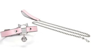 SM – Emoi 首輪 人間 sm リード付き 女子 チョーカー 鈴 ファッション 可愛い 猫耳 吊り輪 地雷系 コスプレ…