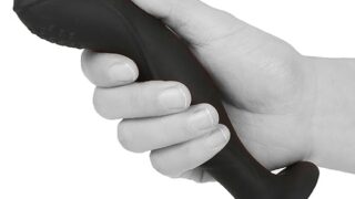 アナルプラグ指の角度でイボ付き シリコン製アナルディルド 初心者 細いアナルグッズ 吸盤付 アナル拡張アナル開発G…