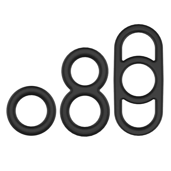GOODLAND ペニスリング コックリング 3点セット リング シリコン製 高弾力 男性用 アダルトグッズ 大人…