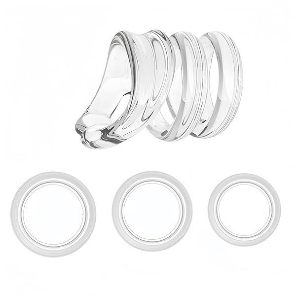 GOODLAND コックリング 包茎リング ペニスリング 通気孔 4点セット 通気性100% 快適 昼间用＆夜間用…