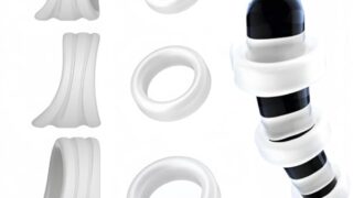 GOODLAND コックリング 包茎リング ペニスリング 通気孔 5点セット 通気性100% 快適 昼间用＆夜間用…