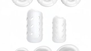 GOODLAND コックリング 包茎リング ペニスリング 通気孔 8点セット 通気性100% 快適 昼间用＆夜間用…