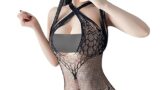 [HiSexy] 全身網タイツ ボディセクシー エッチ 穴あき ランジェリー オープン 魚網 テディベア ハイレグ…