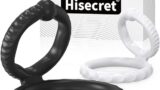 Hisecret ペニスリング コックリング 2点セット【黒と白】 高弾力 シリコン製 男性用 アダルトグッズ 大…