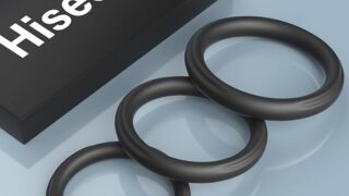 Hisecret ペニスリング コックリング 3点セット 高弾力 シリコン製 男性用 多重束縛 ペニス責め アダル…