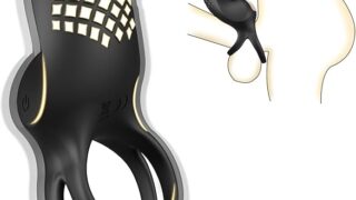 Hisecret ペニスリング コックリング 電動バイブ 10種類振動モード 玉袋/クリ責め ペニス刺激 男性向け…