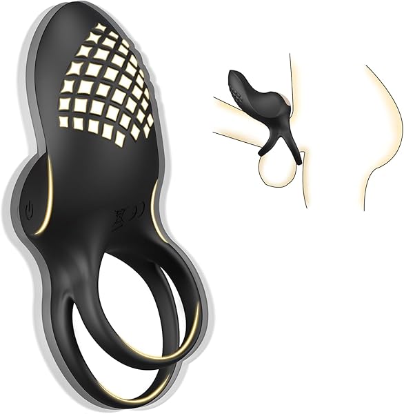 Hisecret ペニスリング コックリング 電動バイブ 10種類振動モード 玉袋/クリ責め ペニス刺激 男性向け…