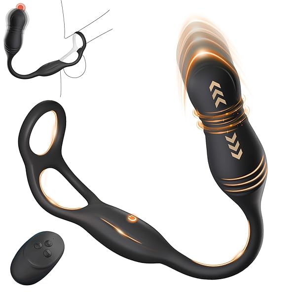 ディルド – Hisecret アナルプラグ アナルバイブ 電動 アナルビーズ 【3伸縮＋10振動＋ニスリング付き】前立腺直撃 …