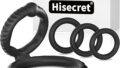 Hisecret ペニスリング コックリング ４点セット リング シリコン製 3種類の内径 高弾力 男性用 アダル…