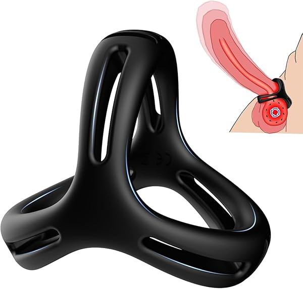 Hisecret ペニスリング コックリング 三角リング シリコン製 男性用 アダルトグッズ 大人のおもちゃ