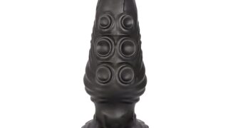 Hitasi アナルプラグアナルディルド 極太サイズ 柔らかい人外ディルド 男性吸盤付き大人の玩具 凹凸ありアナル…