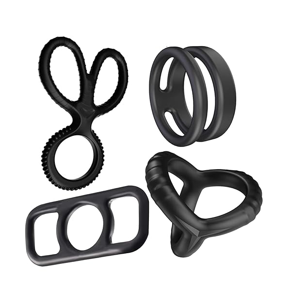 Hitasi ペニスリング コックリング 柔らかい シリコン製 ペニス 男性用 多種用途 smぺニス拘束具 着脱や…