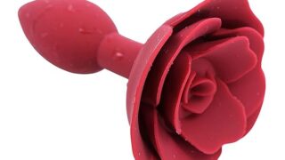 Hitasi アナルプラグ アナルディルド 花の形 肛門栓 シリコン あなるプラグ 尻尾smプレイの必須品 コスプ…