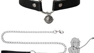 [JUNXINHENGFA] 首輪 人間 sm アダルトグッズ 女性 リード付き 人間用チョーカー かわいい 鈴 …