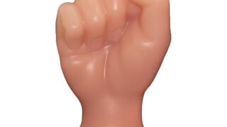 ディルド – アナルプラグ 凹凸あり 液体シリコン 吸盤付き ベージュ 全三サイズ L:8.4cmX15.4cm