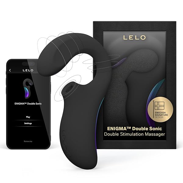 バイブ – LELO ENIGMA Double Sonic 女性用トリプル刺激マッサージャー（Bluetoothアプリ対応）…