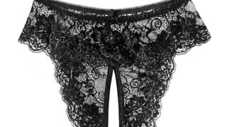 ランジェリー – [LIKENNY] 黒レース 下着 セクシー オープンショーツ SM 過激 誘惑 透明 穴あき Tバック エロチッ…