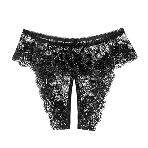 ランジェリー – [LIKENNY] 黒レース 下着 セクシー オープンショーツ SM 過激 誘惑 透明 穴あき Tバック エロチッ…