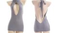 コスプレ – [LIKENNY] バックリボン ニットワンピ ース セクシー セーター 可愛い 誘惑 ランジェリー 衣装 服 女…